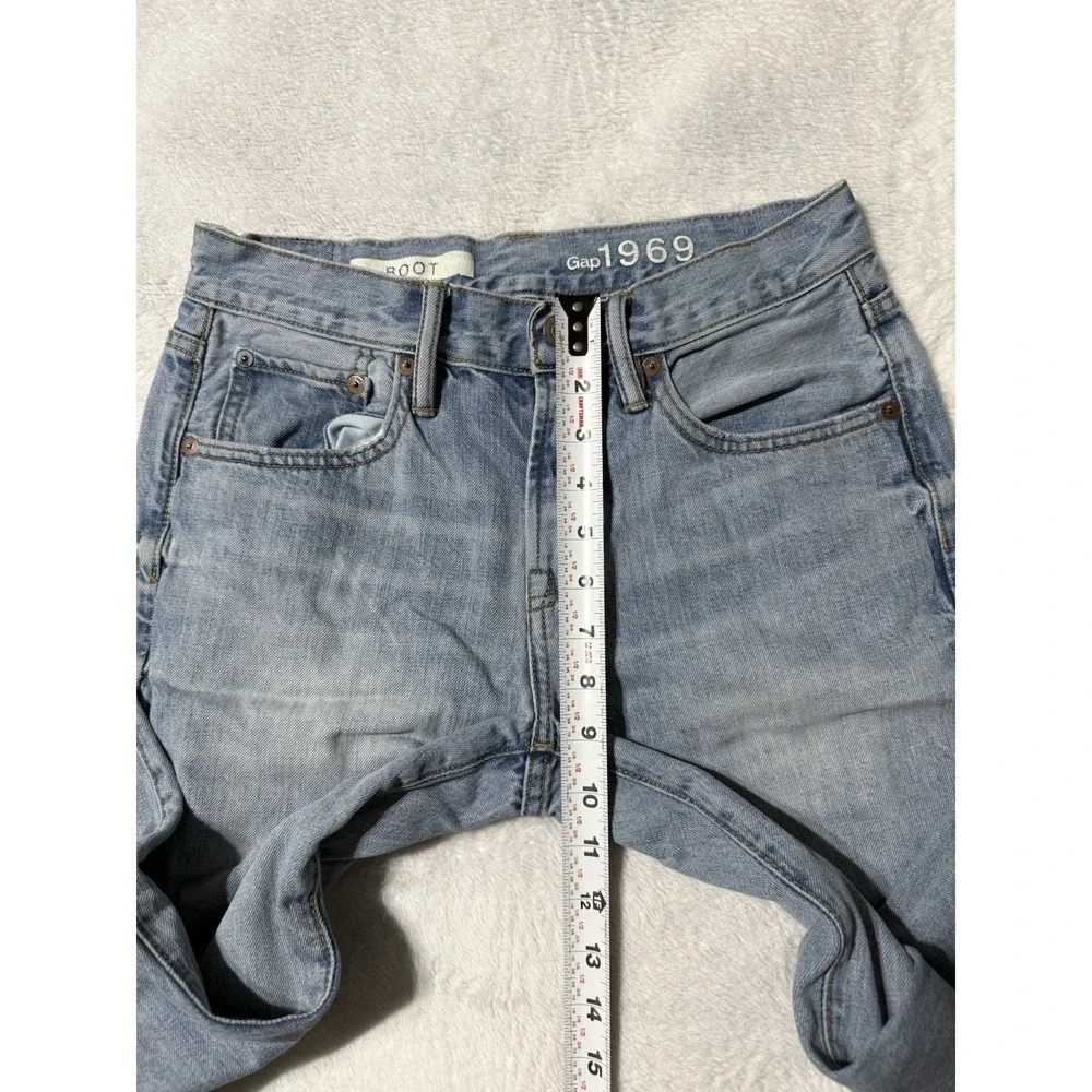 Gap 1969 Boot Jeans‎ Mens 27x29 Bootcut Rodeo Western Cowboy Light Wash